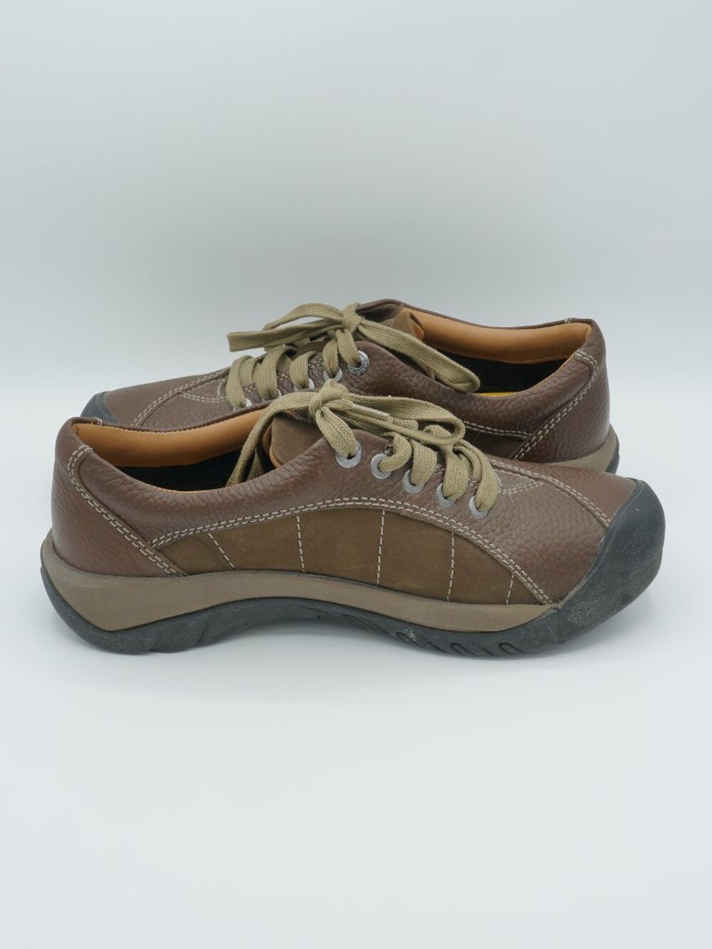 KEEN Presidio Women's Size 8 Brown Leather Lace Up Oxford Walking Shoes - Picture 3 of 10